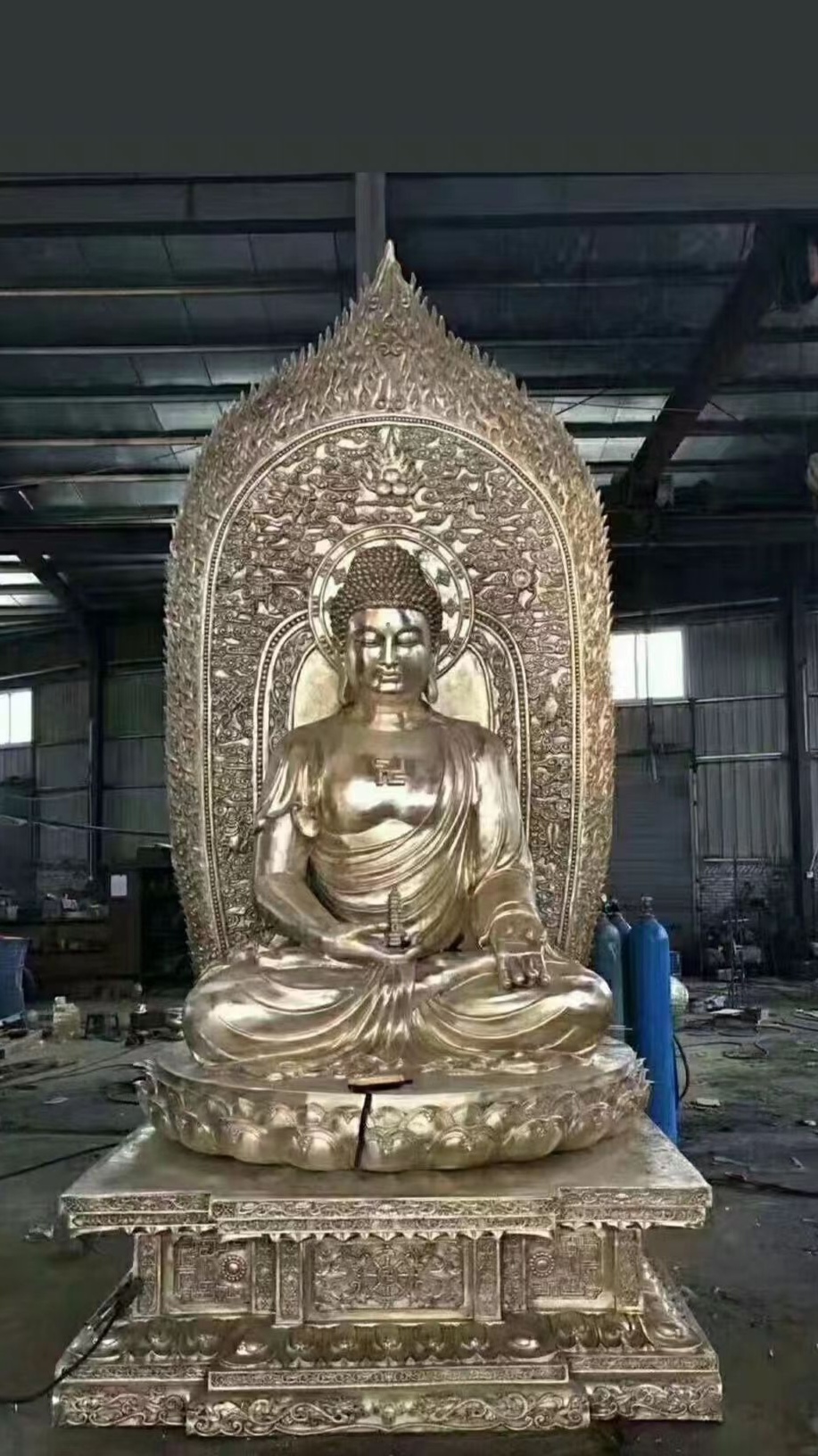 景区文化:大型佛手景观